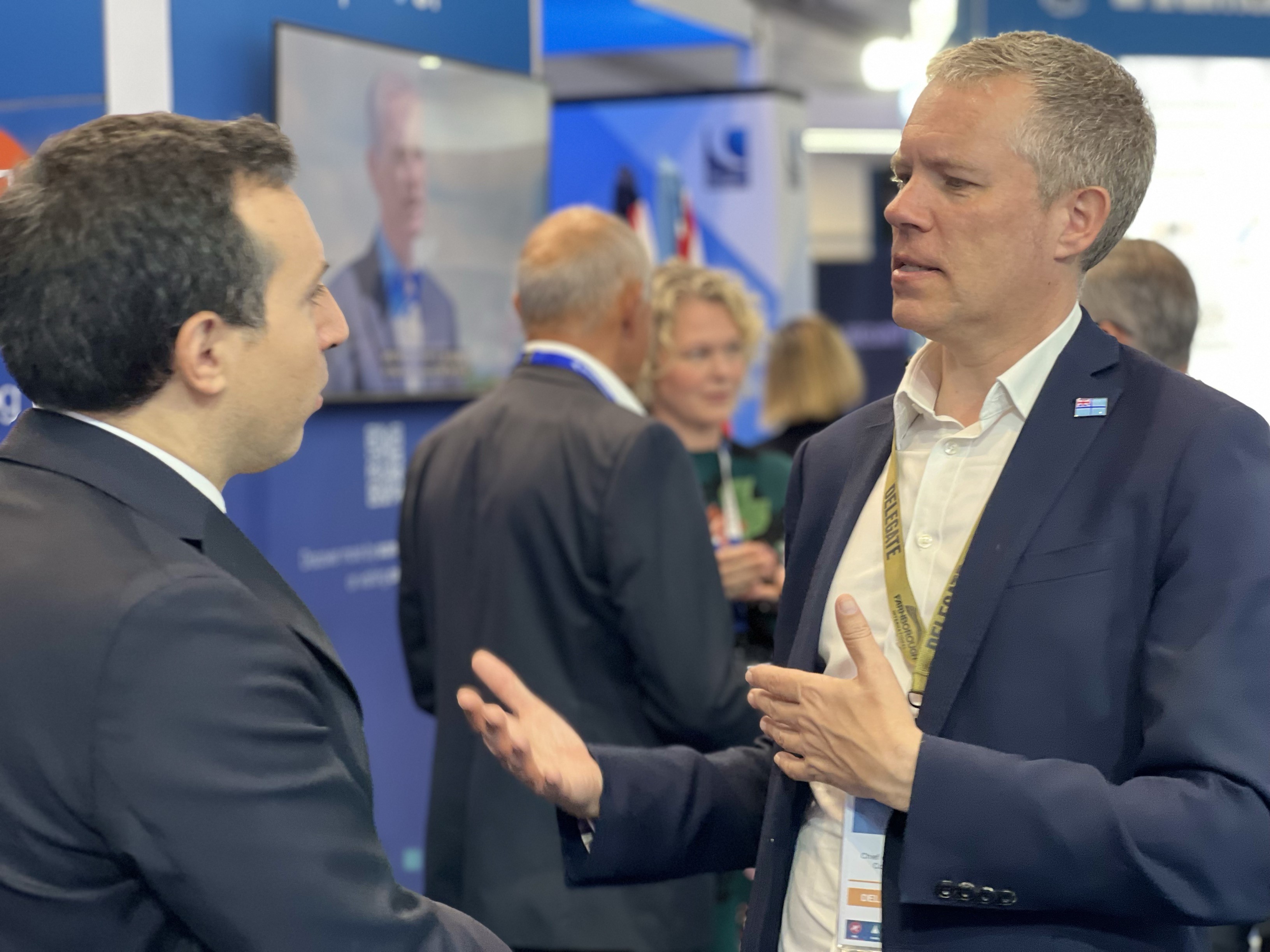 Tim Johnson at Farnborough Meet the Board